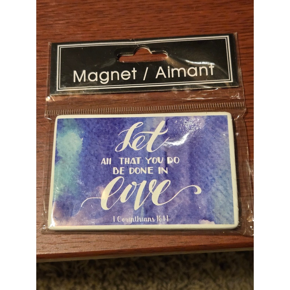 Let All That You Do Be Done In Love Bible‎ Verse Magnet 1 Corinthians 16:14